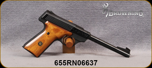 Consign - Browning - 22LR - Challenger - Semi-Auto - Walnut Grips(medallion on left side is missing)/Steel Frame/Blued Finish, 6.77"Barrel