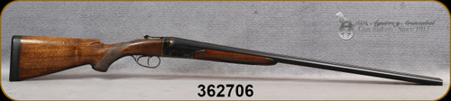 Consign - AYA - Safari Arms - 12Ga/3"/30" - boxlock SxS - Dark Checkered Walnut Stock/Engraved Case Hardened Receiver/Blued Barrels, Double Triggers, F/M Chokes