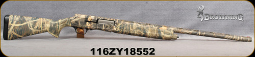 Consign - Browning - 12Ga/3.5/28" - A5 Sporter Max-4 - Semi-Auto Shotgun - Advantage Max-4 HD Finish - only 50 rounds fired - in original case w/chokes and manual