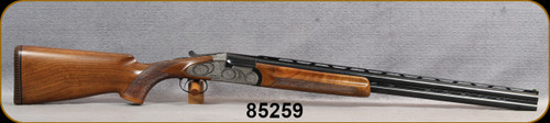 Consign - Angelo Zoli - 12Ga/2.75"/27.5" - St.George Skeet - O/U - Grade AA Walnut Stock/Highly Engraved Silver Receiver/Blued Vent-Rib Barrels, Fixed S/S Chokes - only 100rds fired