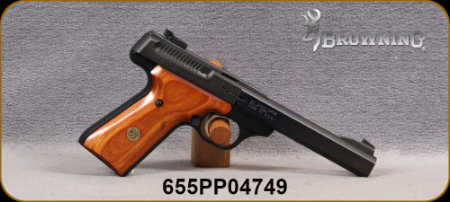 Consign - Browning - 22LR - Buckmark Plus - Semi-Auto - Walnut Grips/Blued Finish, 5.5"Bull Barrel, Mfg. 1988 - in original box