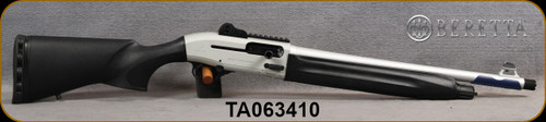 Consign - Beretta - 12Ga/3"/18.5" - Model 1301 Tactical Marine - Gas operated Semi-Auto - Black Synthetic/Inox Finish, Adj.ghost-ring rear, blade front sight and Pictanny optics rail, Mfg# 7R3B71134CA11 - New, in original case/box