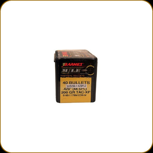 Barnes - 44 Spl (.429") - 200 Gr - M/LE Tactical - TAC-XP - 40ct - 30539/42912