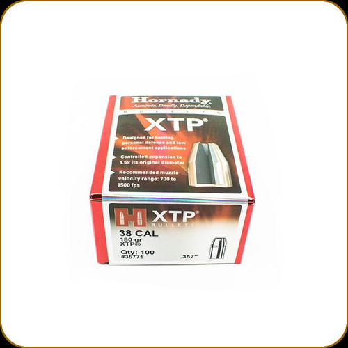Hornady - 38 Cal - 180 Gr - XTP - 100ct - 35771