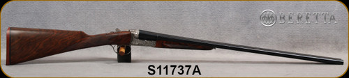 Consign - Beretta - 20Ga/3"/28" - Model 471 Silver Hawk - SxS - Grade IV/V Walnut English Grip Stock/Engraved Nickel Receiver/Blued Barrels - only 250rds fired - c/w (12) chokes - in original case