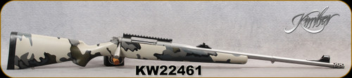 Consign - Kimber - 375H&H - Model 8400 Talkeenta - Kuiu Wrapped Stock/Stainless Finish, 24"Threaded Barrel, Muzzle Brake, Tac Bolt knob - only 200rds fired