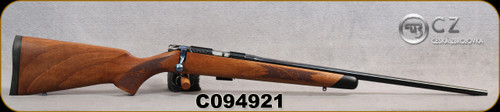 Consign - CZ - 22LR - 452-2E ZKM Canadian Farewell Ltd Edition - #157 of 1000 - Turkish walnut stock w/Ebony forend tip & Upgraded checkering/Engraved action/Blued, 22"Barrel, Flame-Blued bolt handle,safety catch,action screws&swivel studs - unfired