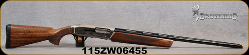 Consign - Browning - 12Ga/3"/28" - Maxus Ultimate - Grade AA Walnut Stock/Engraved Nickel Receiver/Blued barrel, c/w full set(s) of Midas Grade & Diamond Grade Extended choke tubes