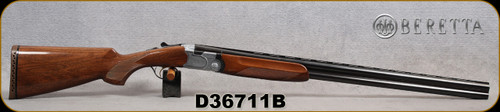 Consign - Beretta - 12Ga/3"/29" - Model S686 Special- O/U - Walnut semi-pistol-grip stock w/Engraving Medallion/Engraved Nickel Receiver/Blued Barrels, Fixed Chokes(F/M)