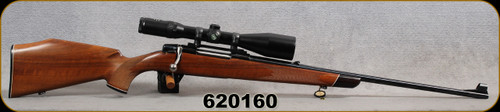 Consign - Carl Gustaf - HVA - 308Win - Grade II Nitro - Select Walnut Stock w/Rosewood Forend Tip & Grip Cap, Maplewood Spacers/Blued Finish, 24"Barrel, c/w Kaps Optik, 2.5-10x50mm, #4 reticle - only 25rds fired