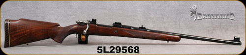 Consign - Browning - 308NormaMag - Safari Grade - AA Dark Walnut Monte Carlo Stock/Blued, 24"Barrel, Engraved Floorplate, Factory Sights & Recoil Pad, Weaver bases - very low use