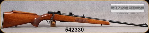 Consign - Anschutz - CIL - 222Rem - Model 900 - Walnut Stock w/Rollover cheekpirce/Blued Finish, 24"Barrel, Weaver Bases
