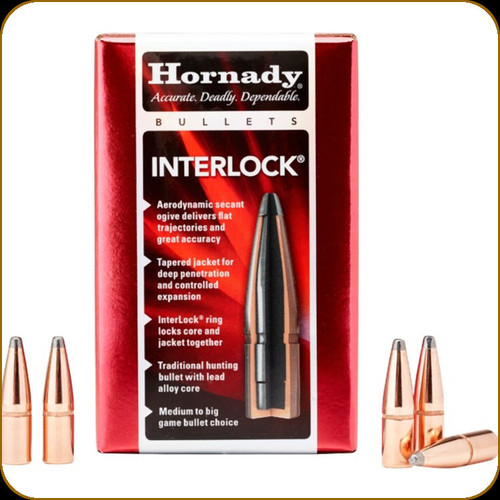 Hornady - 30 Cal - 220 Gr - Interlock - Round Nose - 100ct - 3090