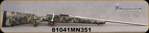 Consign - Browning - 270WSM - A-Bolt Titanium - Mossy Oak Break-up Camo Stock/Stainless, 23"Barrel, c/w 1"rings, spare magazine, manual - 106 factory rounds available from seller at additional cost - contact store for details