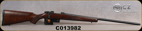 Consign - CZ - 223Rem - Model 527 Varmint - Grade AA Turkish Walnut Stock/Blued Finish, 25.6"Barrel, 5 Round Detachable Box Magazine, No Sights, Mfg# 5274-6407-JAAKABX - less than 100rds range fired only - in orig.box
