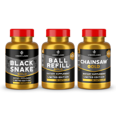 THE GOLD STACK triple male enhancement stack