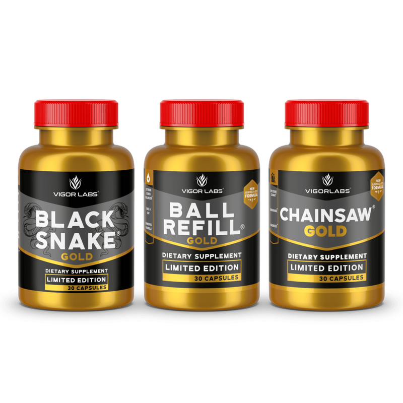 THE GOLD STACK triple male enhancement stack
