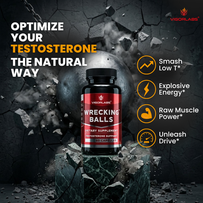 WRECKING BALL TESTOSTERONE SUPPORT SUPPLEMENT