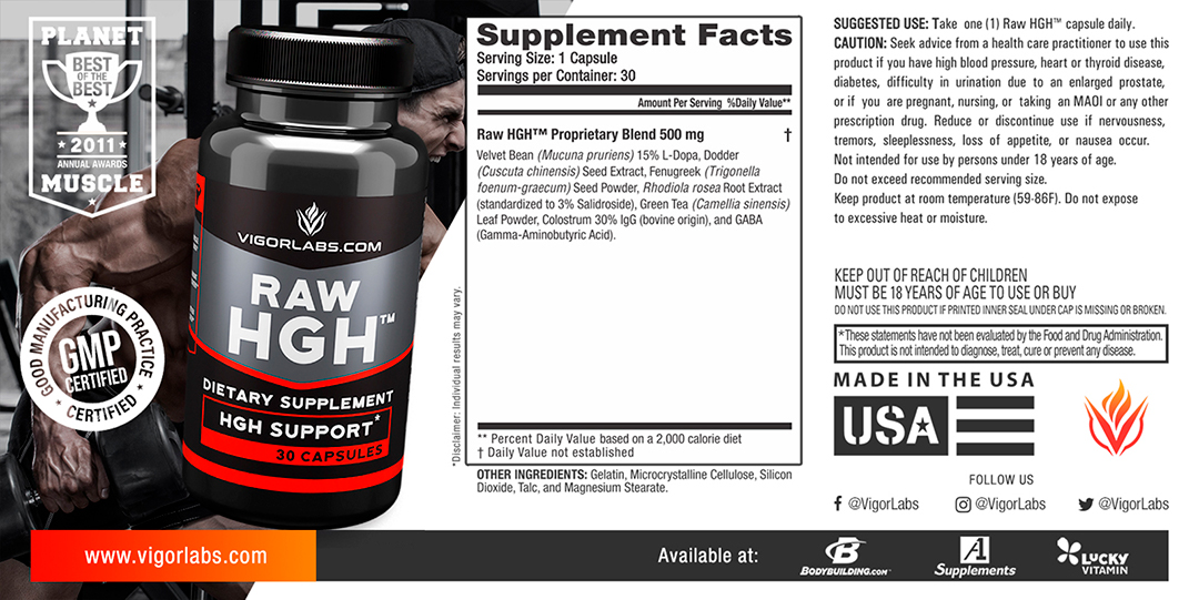 HGH supplement facts