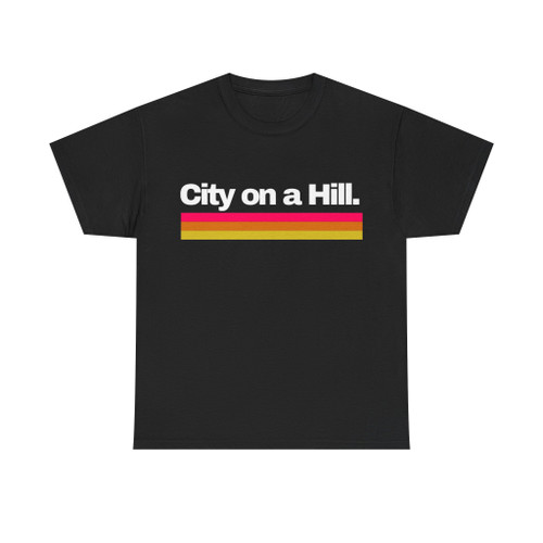 'City on a Hill' Graphic T-Shirt, Trendy Apparel, Gift for Urban Lovers, Casual Wear, Nostalgic Design, [...]