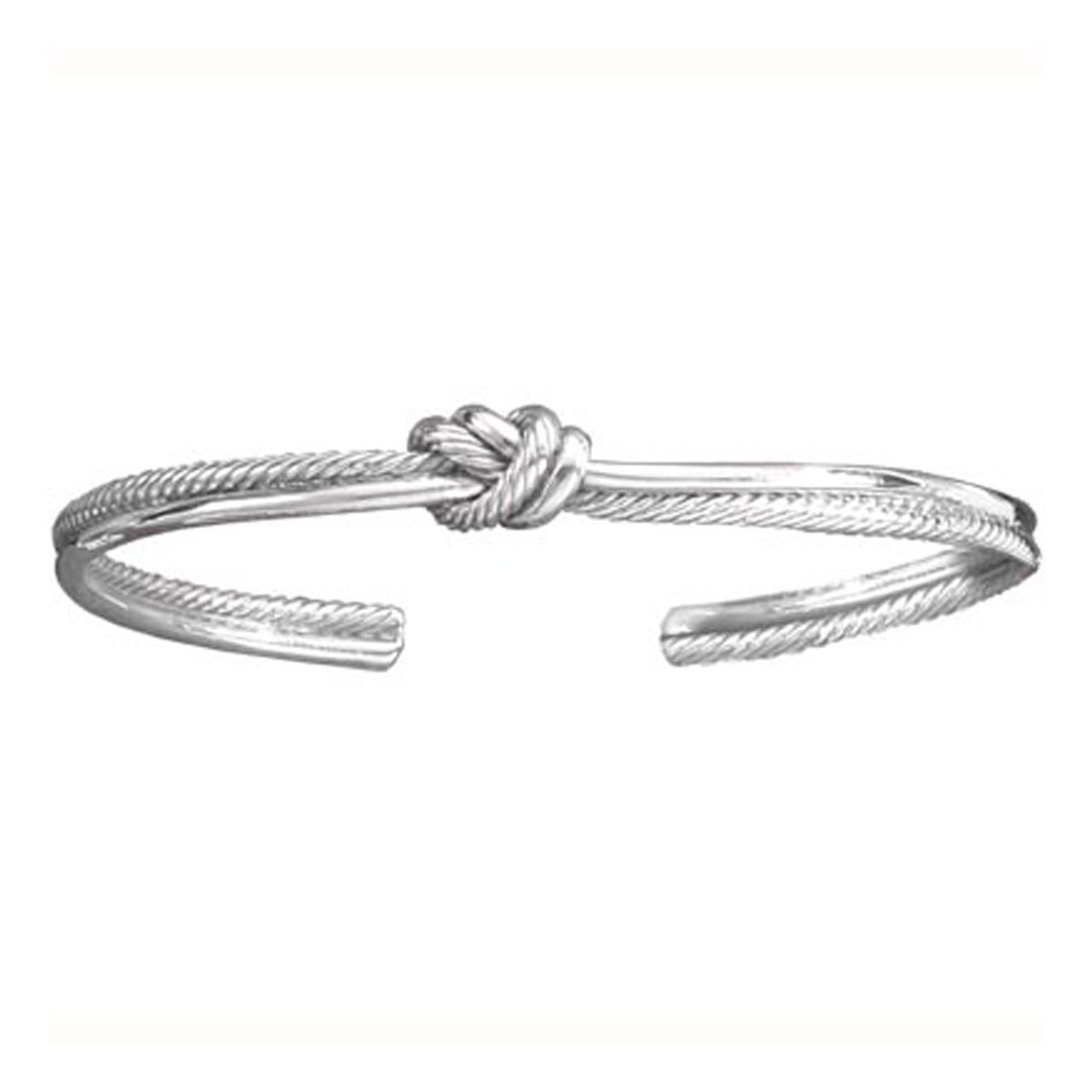 Sterling Silver Love Knot Bracelet | by JH Breakell