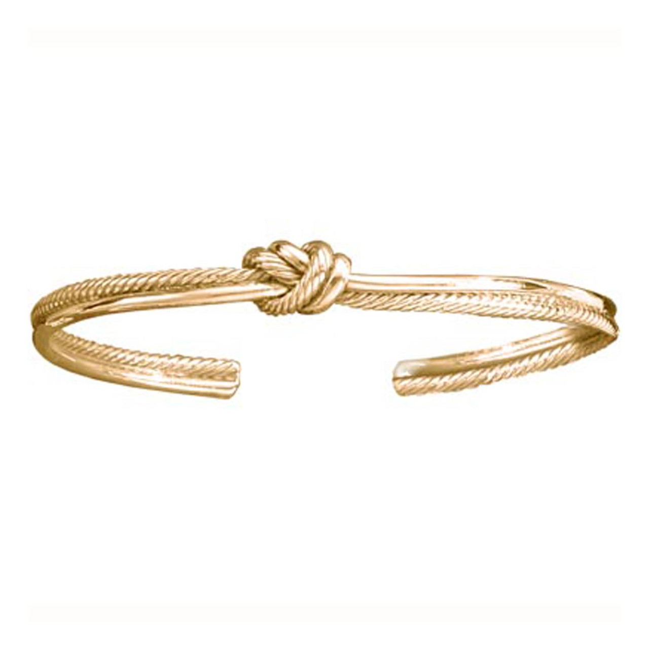 Cable Cuff Bracelet - 14k Bracelet- Nautical gold bracelets