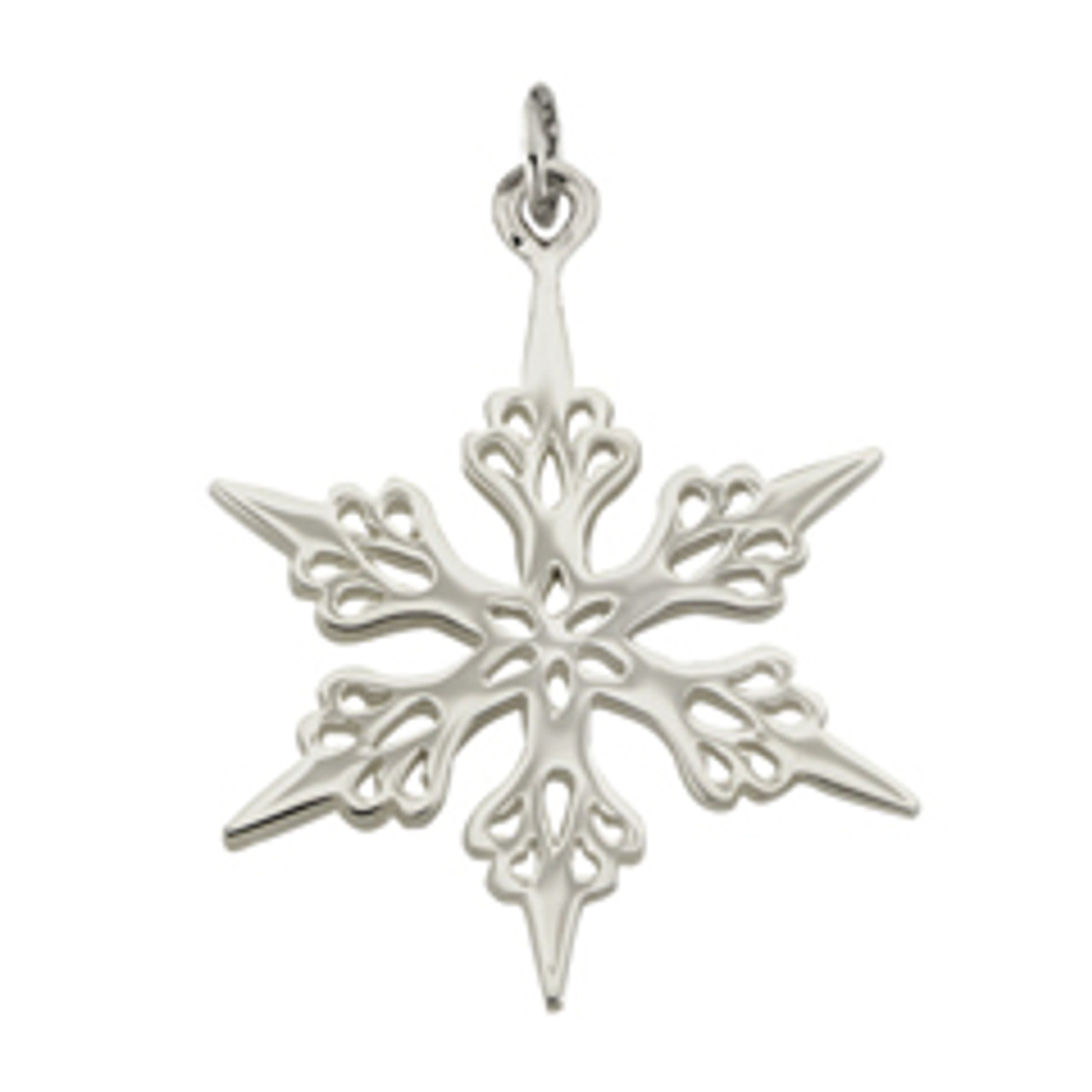 Sterling Silver 2021 Celestial Snowflake Charm | by JH Breakell
