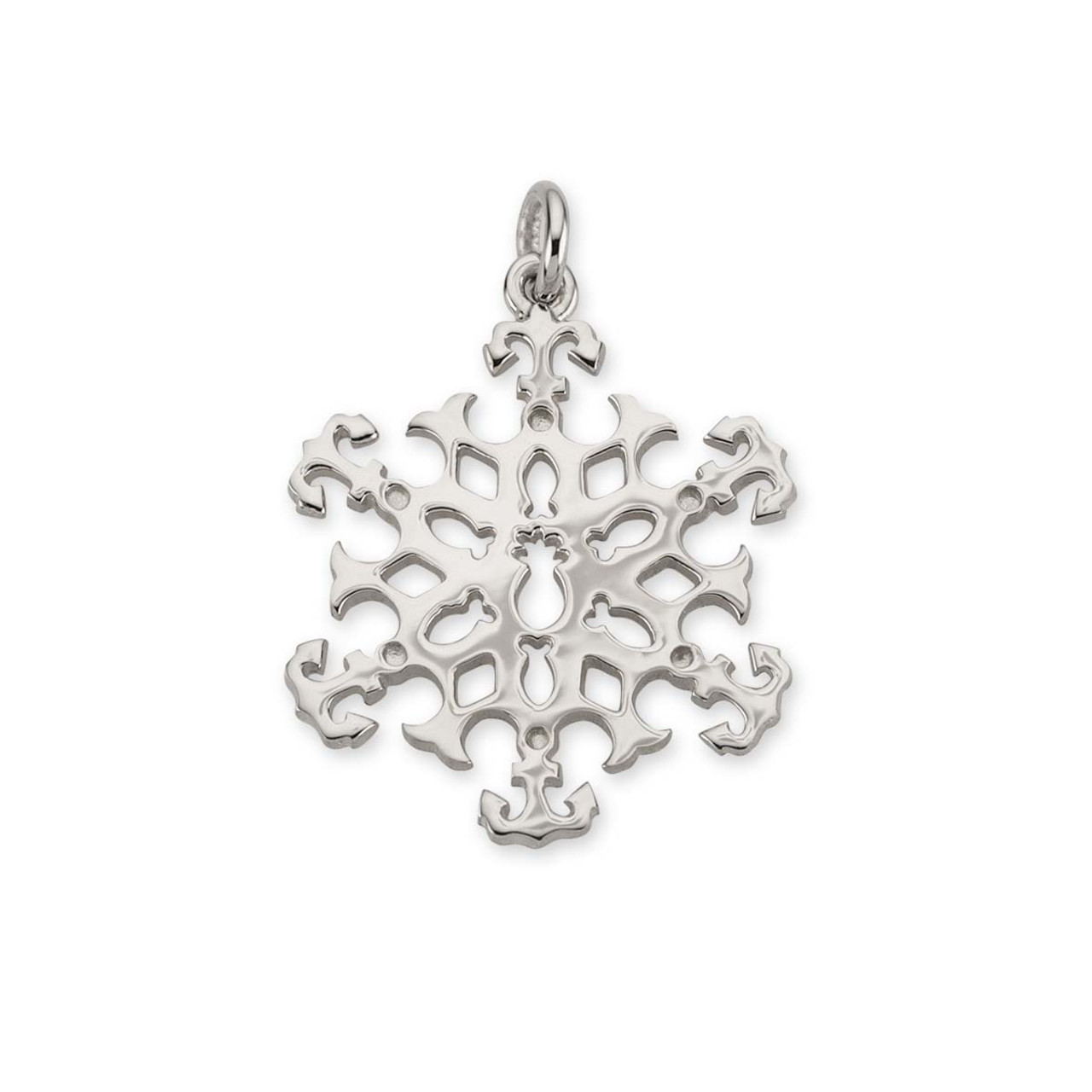 Sterling Silver 2021 Celestial Snowflake Charm | by JH Breakell