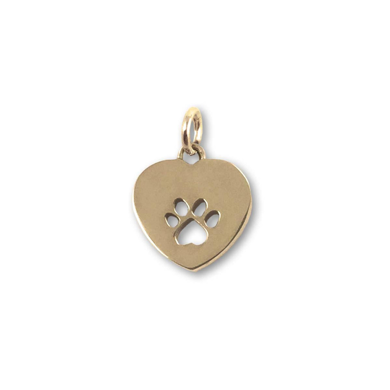 Horse Shoe and Paw Necklace Sterling Silver and 18kt Yellow Gold - Lisa  Welch Designs