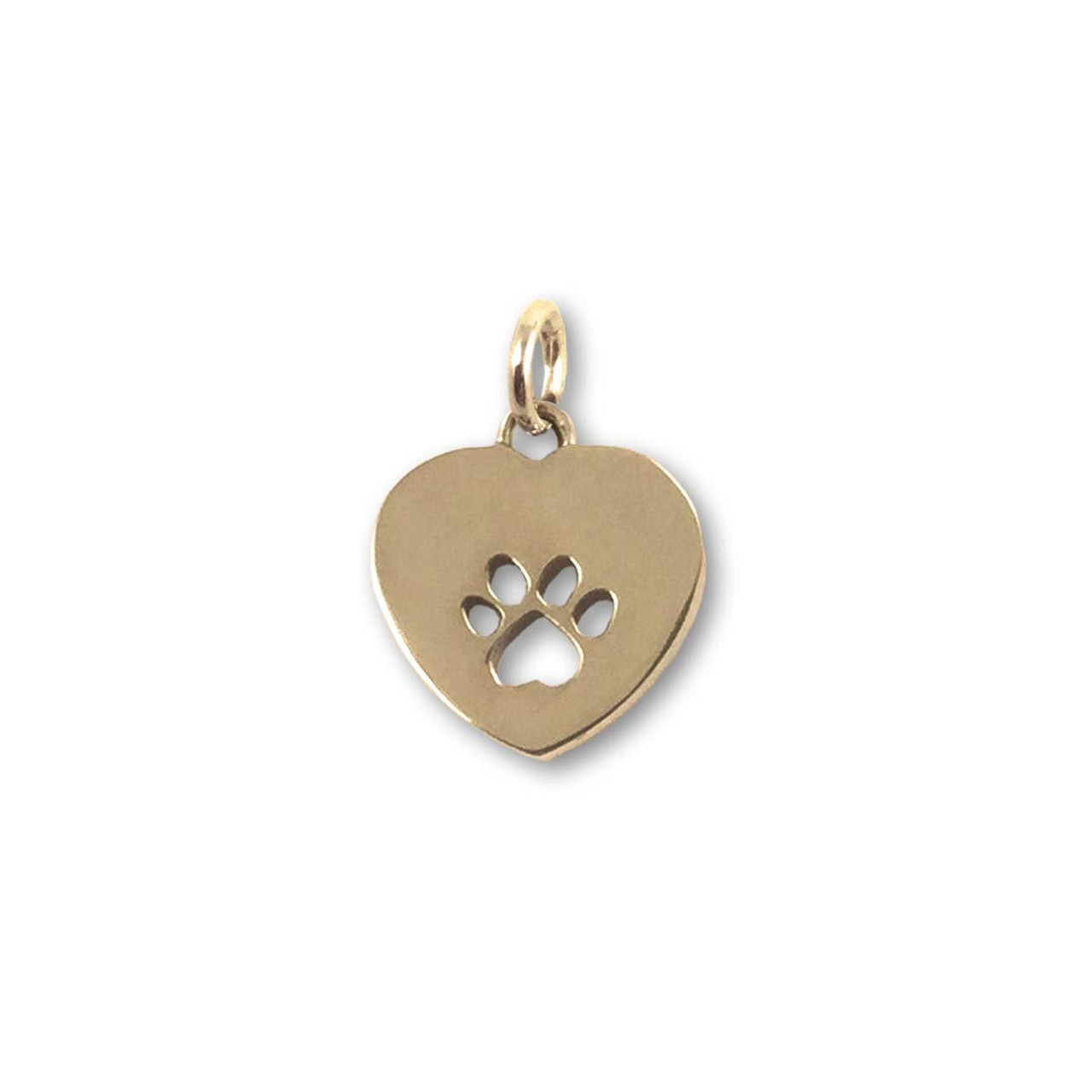 Heart & Paw Print Pet ID Tag