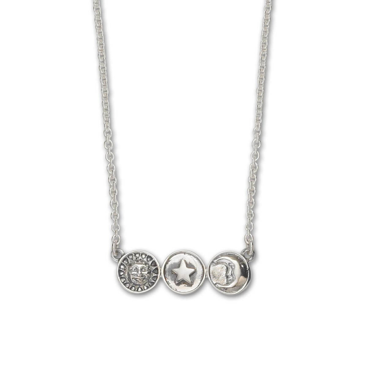 Birth Chart Charm Necklace with Sun, Moon, Rising Signs – CamillaLimon