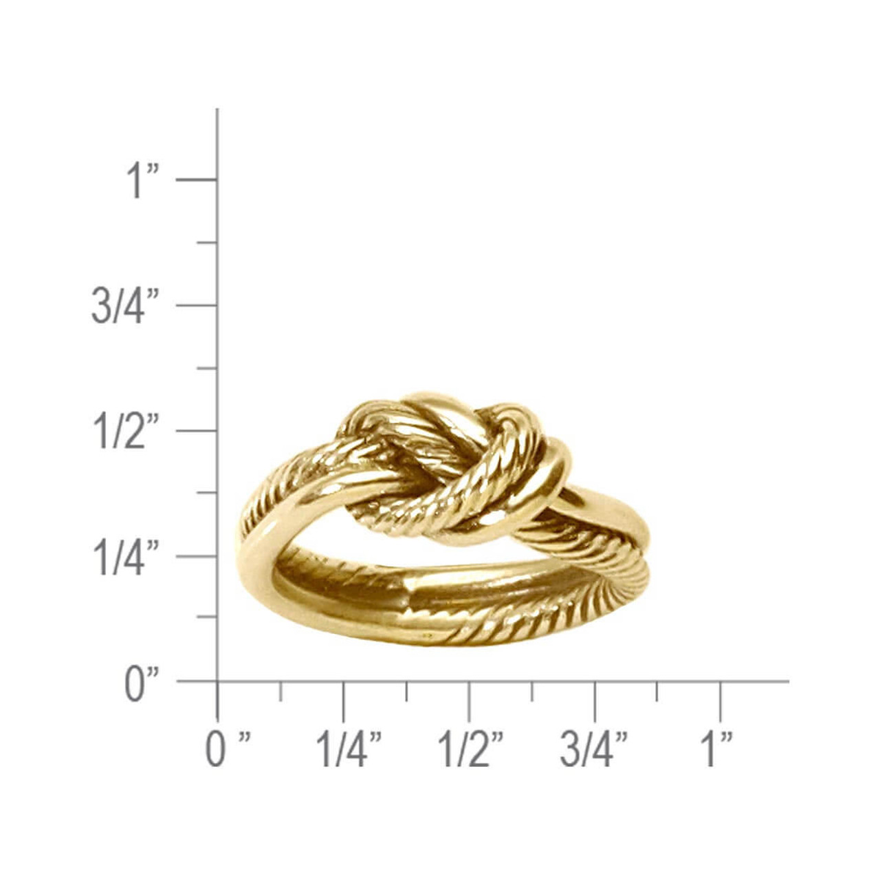 14k Gold Crew Knot Ring