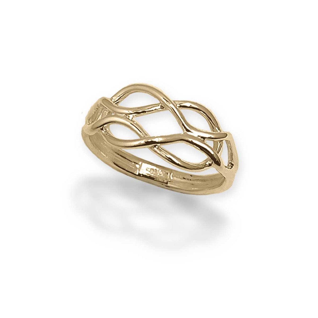 Tiffany Love Knot rings 925×750 2.8g Gold × Silver｜a2469999｜ALLU UK｜The  Home of Pre-Loved Luxury Fashion