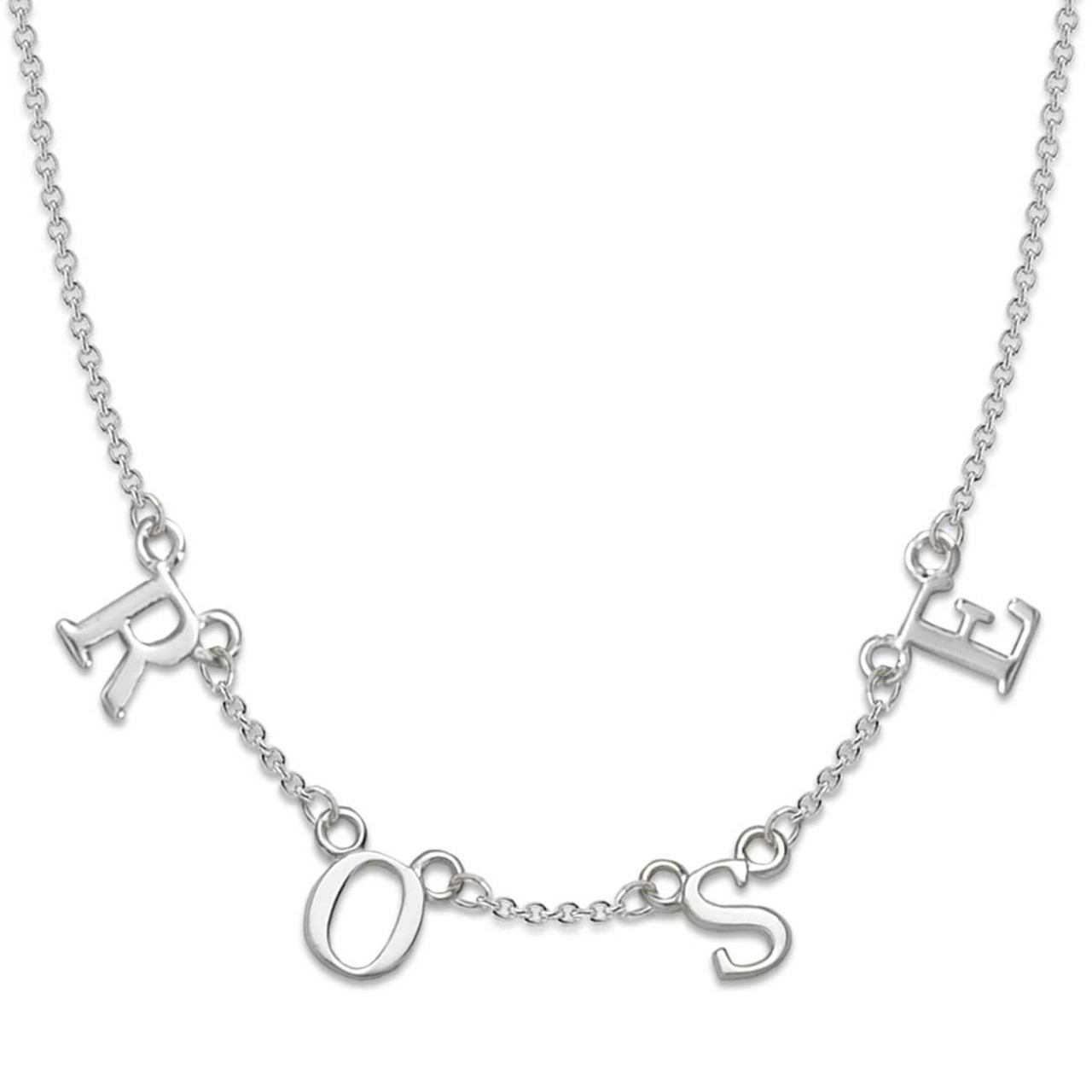 INITIAL NECKLACE A-Z (STERLING SILVER) – KIRSTIN ASH (Australia)