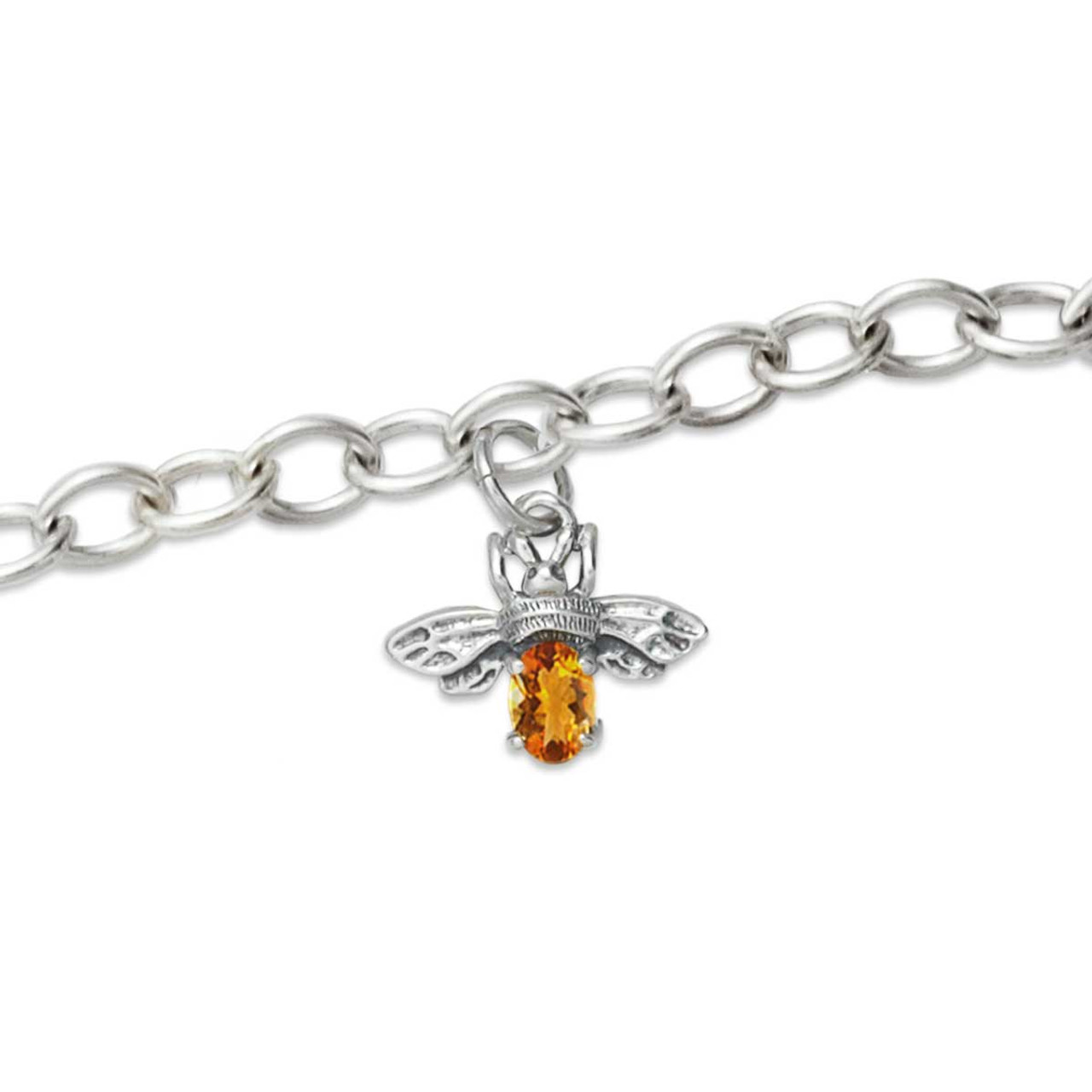 Bee Charm Ribbon Bracelet - Con Amore