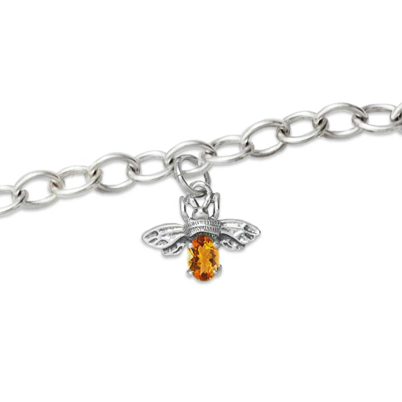 Jewelry: Fiddleheads Handmade Violin Charm Bracelet (#1 Silver)