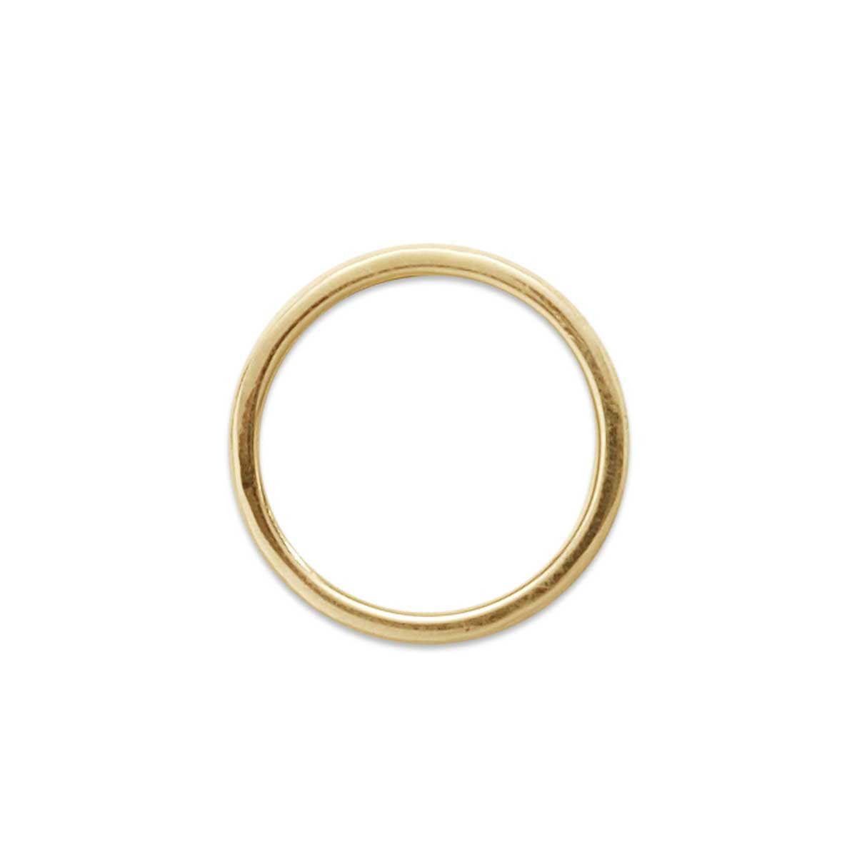 14K金 ゴールド シンプルバンドリング Shop Hand-Forged 14K Gold Band Ring