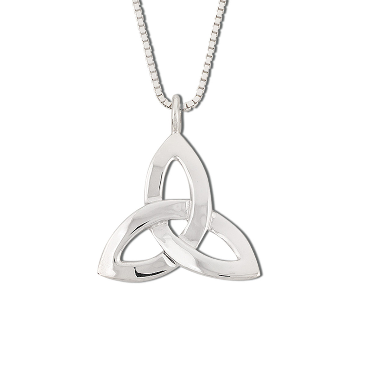 Amazon.com: 925 Sterling Silver Celtic Knot Necklace - Triquetra Necklace  Trinity Knot Pendant - Protection Love Amulet - Pagan Wiccan Irish Jewelry  for Women Men - Handmade : Handmade Products