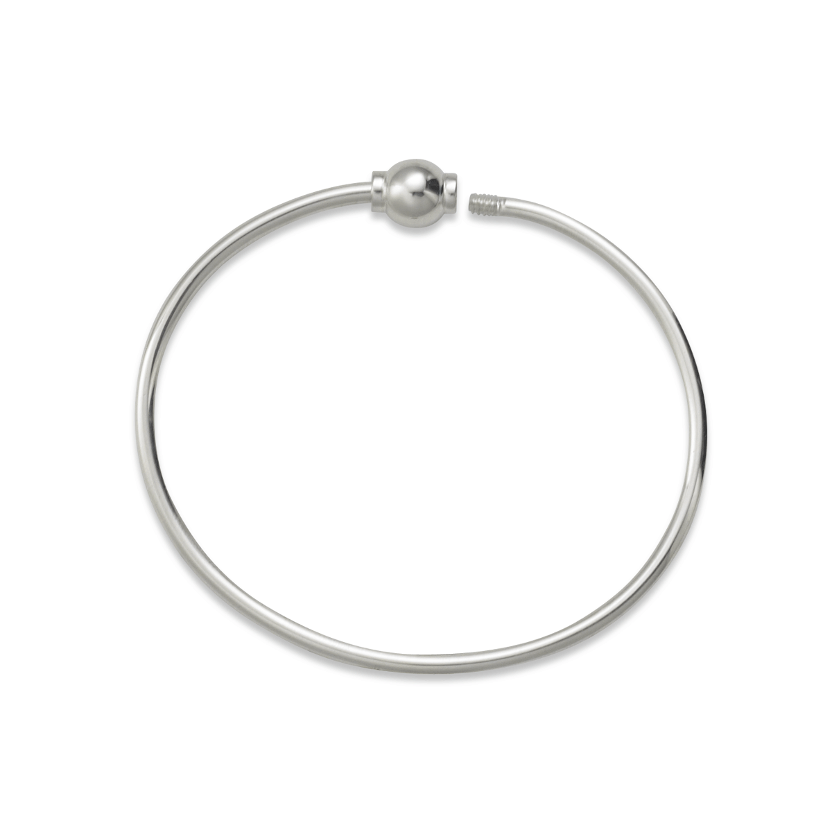 Sterling Silver Screw Clasp Bracelet - J.H. Breakell and Co.
