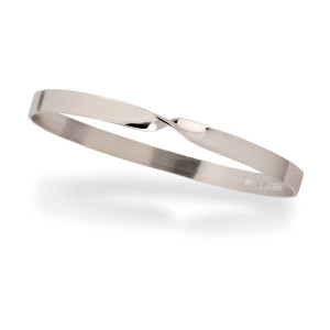 Sterling Silver Infinity Bangle