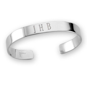 Sterling Silver Rugged Cuff Bracelet 