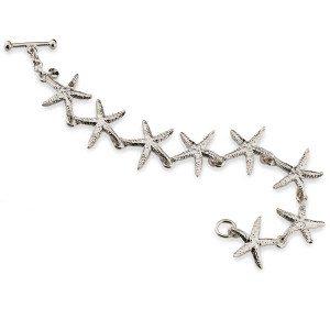 Sterling Silver Sea Star Bracelet