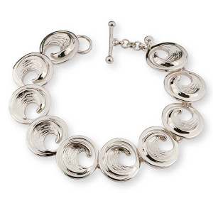 Sterling Silver Perfect Wave Bracelet