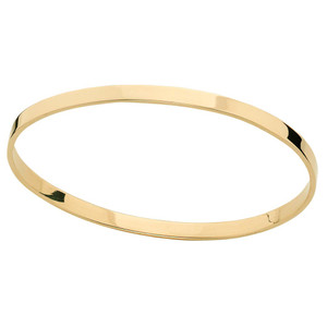Simple and Elegant 14kt Classic Circular Bangle