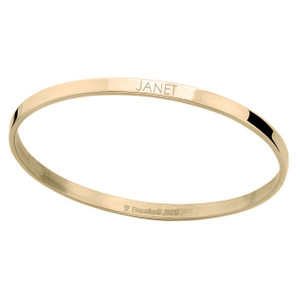 14K Gold Classic Circular Bangle