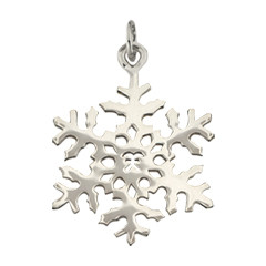 Sterling Silver 2000 Snowflake Charm