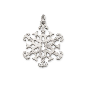 Sterling Silver 2003 Rhode Island Snowflake Charm