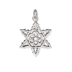 Sterling Silver 2015 Evergreen Snowflake Charm