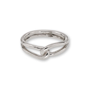 Sterling Silver Entwined Ring