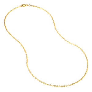 14K Gold 2mm Cable Chain